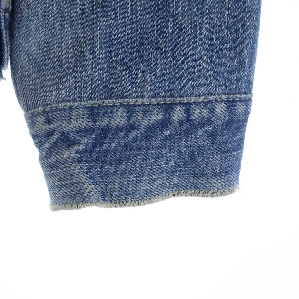 VINTAGE(ヴィンテージ) 50S 507XX 2nd BIG E 革パッチ 片面タブ ボタン裏刻印17 デニムジャケット インディゴ