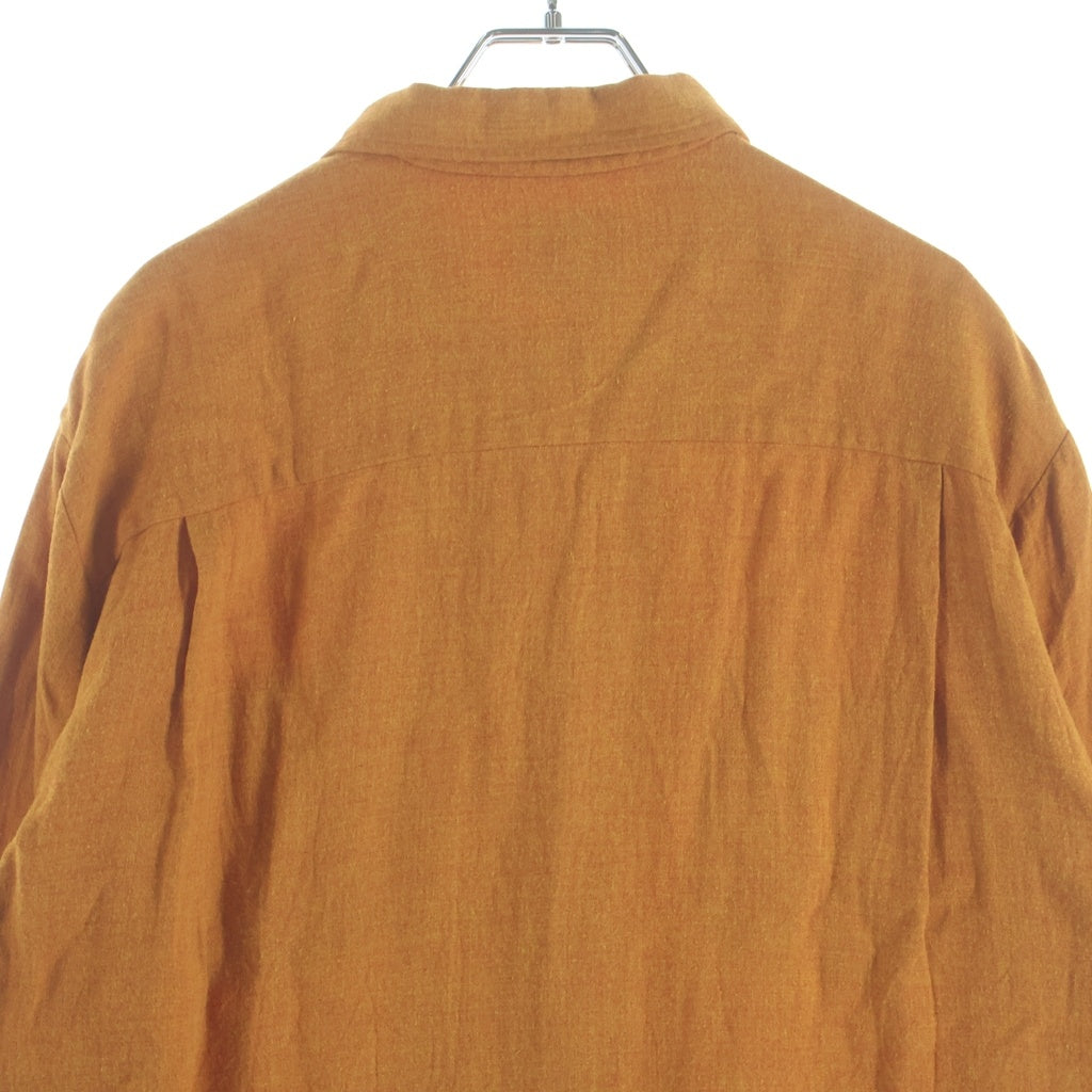 VINTAGE(ヴィンテージ) 60S Wilshire （ウィルシャー）RAYON OPEN COLOR L/S SHIRT レーヨン オープンカラーシャツ マスタード