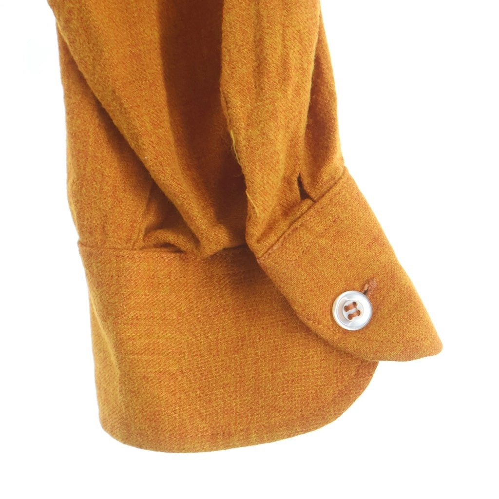 VINTAGE(ヴィンテージ) 60S Wilshire （ウィルシャー）RAYON OPEN COLOR L/S SHIRT レーヨン オープンカラーシャツ マスタード