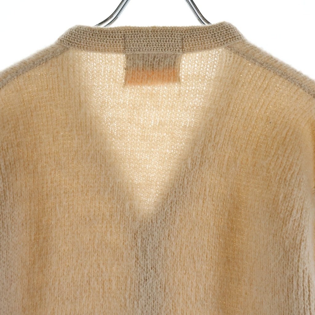 VINTAGE(ヴィンテージ) 60S Brentwood Mohrtex Sportswear (ブレントウッド モーテックス スポーツウェア) MOHAIR MIX CARDIGAN モヘア混カーディガン ベージュ