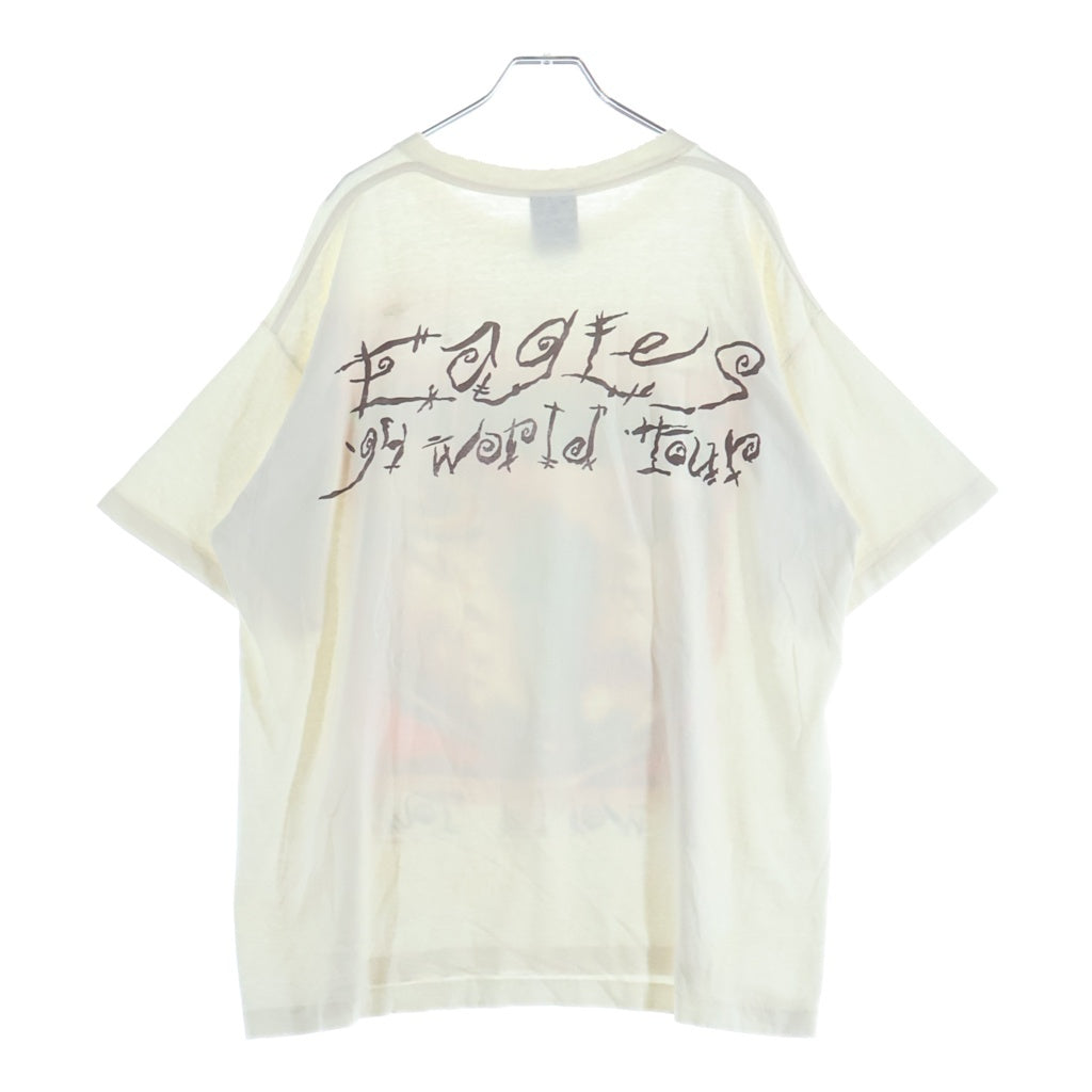 VINTAGE(ヴィンテージ) 90S EAGLES 94 WORLD TOUR イーグルス 両面プリント半袖カットソーTシャツ ホワイト