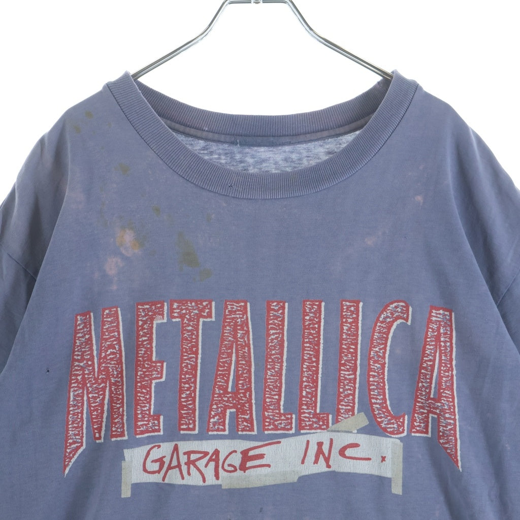 VINTAGE(ヴィンテージ) 90S METALLICA GARAGE INC 1998 メタリカ 両面プリント半袖カットソーTシャツ パープル
