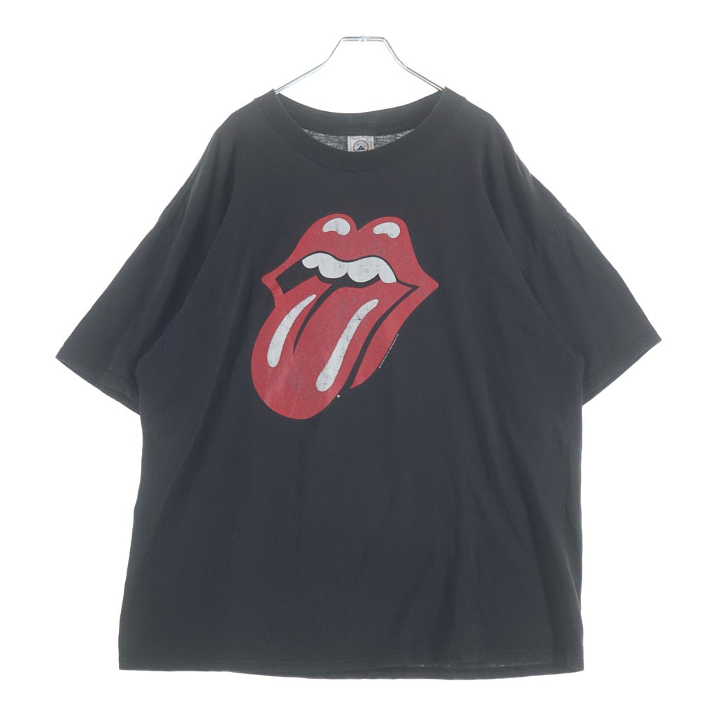 VINTAGE(ヴィンテージ) 90S THE ROLLING STONES TONGUE PRINT TEE ローリングストーンズ タン 片面プリント半袖カットソーTシャツ ブラック