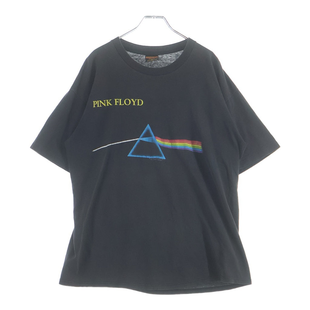 VINTAGE(ヴィンテージ) 90S PINK FLOYD DARK SIDE OF THE MOON ピンクフロイド 狂気 両面プリント半袖カットソーTシャツ ブラック