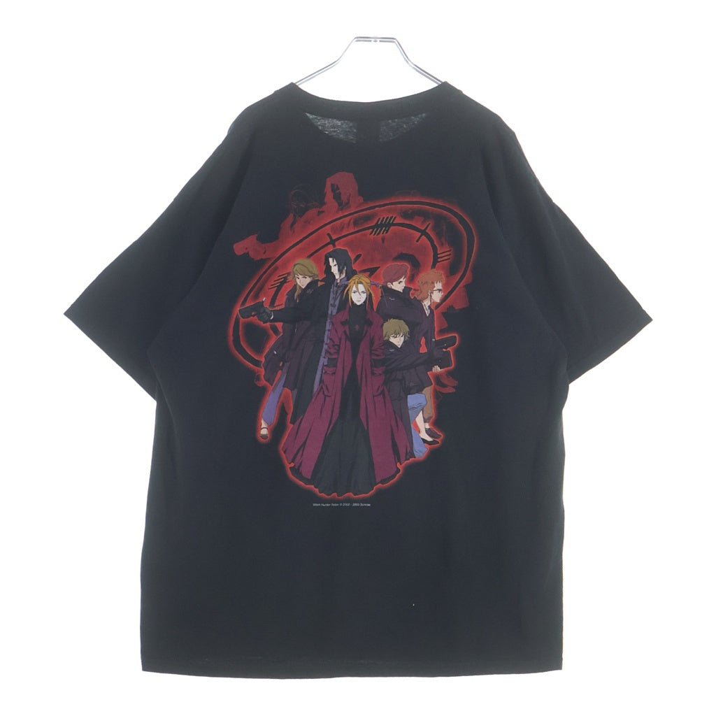 VINTAGE(ヴィンテージ) 00S WITCH HUNTER ROBIN ウィッチ ハンター ロビン アニメ 半袖Tシャツ カットソー ブラック