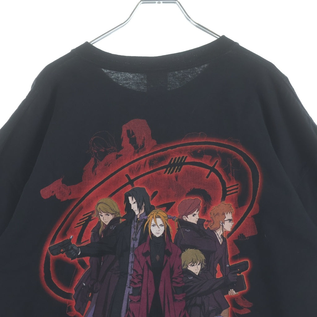 VINTAGE(ヴィンテージ) 00S WITCH HUNTER ROBIN ウィッチ ハンター ロビン アニメ 半袖Tシャツ カットソー ブラック