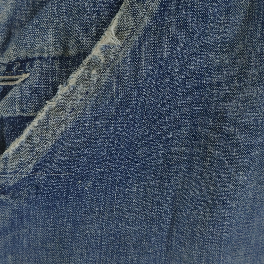 BIGMAC(ビッグマック) 30-40S SAFE T FLAP SANFORIZE DENIM OVER ALL デニム オーバーオール インディゴ