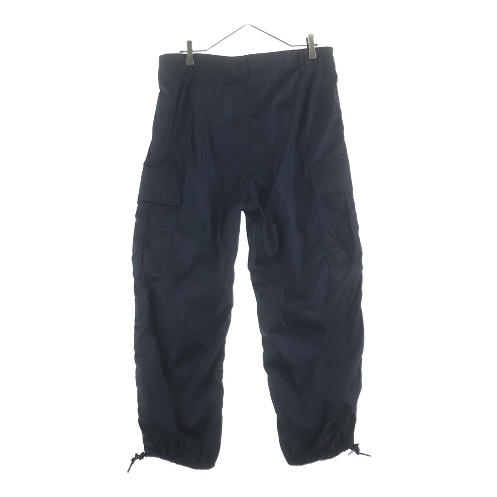 H BEAUTY&YOUTH(エイチ ビューティーアンドユース) OLMETEX NYLON CARGO PANTS ナイロンシレタフタ クランキー カーゴパンツ ブラック 1214-174-9099