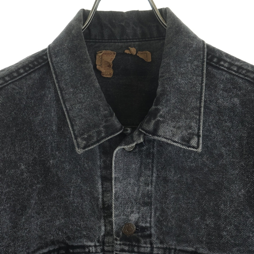 Levi's(リーバイス) 80S 70507-0253 ボタン裏523 スモールe USA製 デニムトラッカー ジャケット ブラック