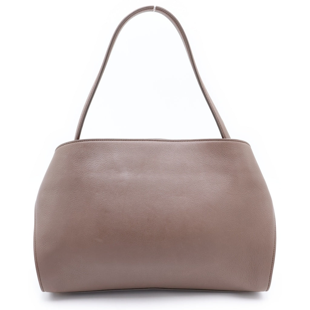 FERRAGAMO(フェラガモ) Hug ソフト バイカラー ワンショルダーバッグ(M) ブラウン/レッド レディース