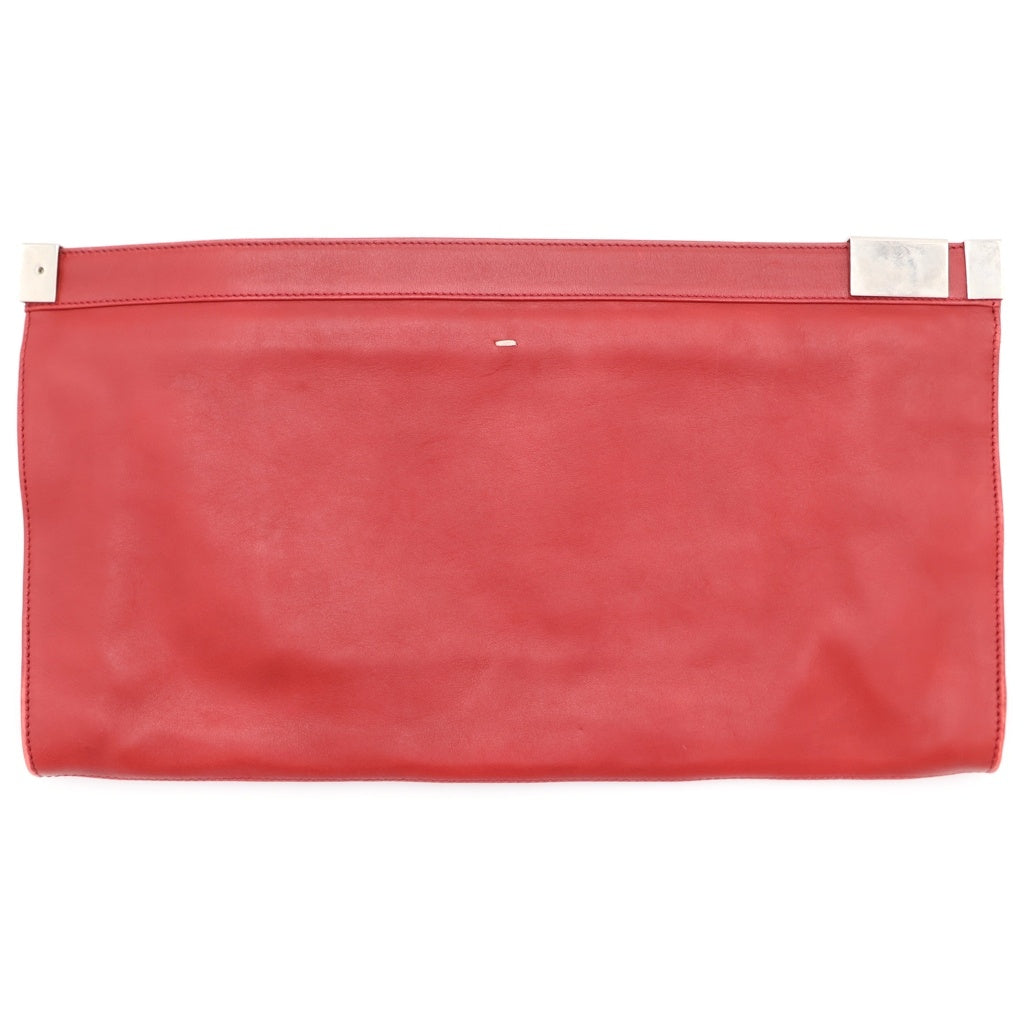 Maison Margiela(メゾンマルジェラ) 12AW CLUTCH BAG 11 スライドジップ クラッチバッグ 02CA/2012/12153-2012 02 S36WF0111 レッド レディース