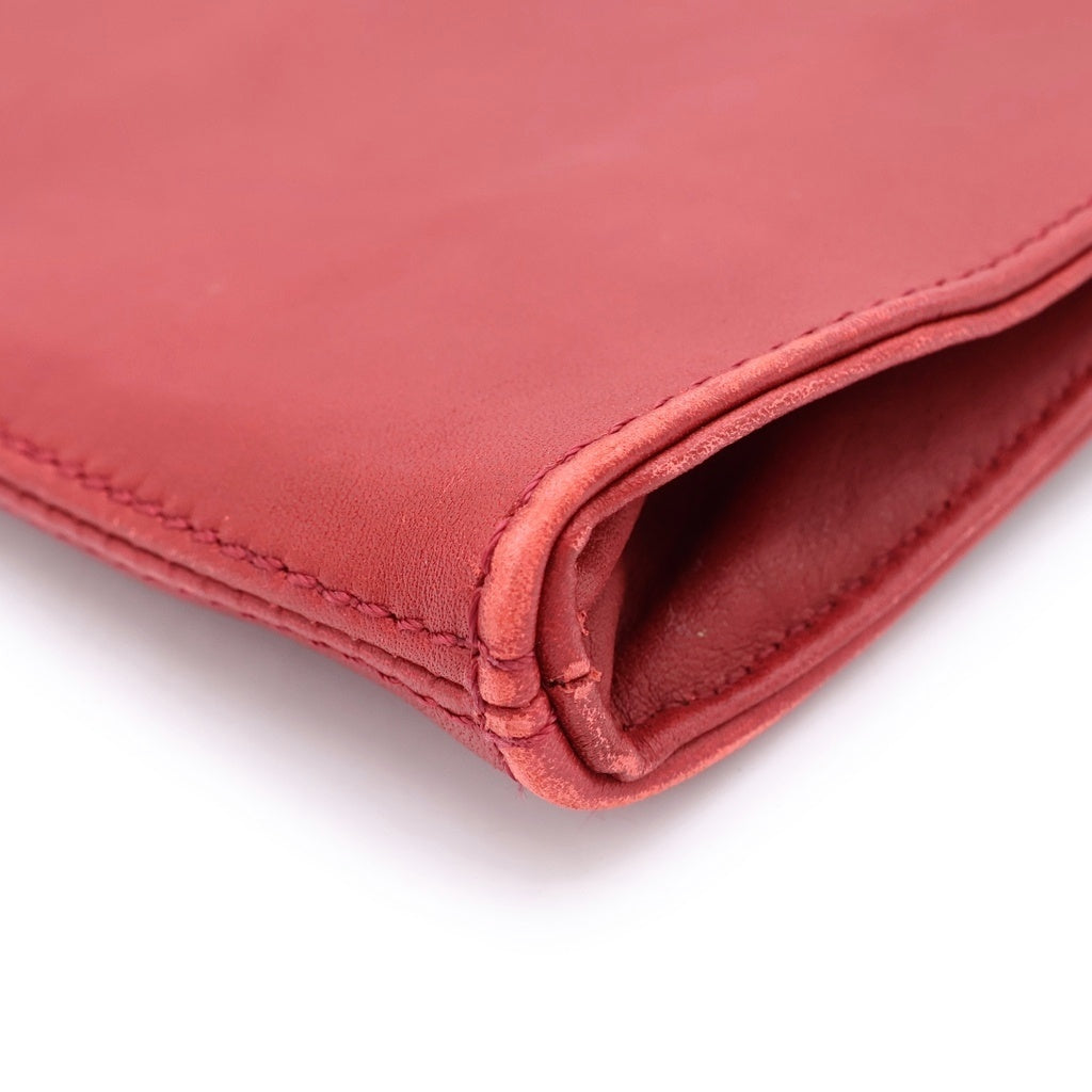 Maison Margiela(メゾンマルジェラ) 12AW CLUTCH BAG 11 スライドジップ クラッチバッグ 02CA/2012/12153-2012 02 S36WF0111 レッド レディース
