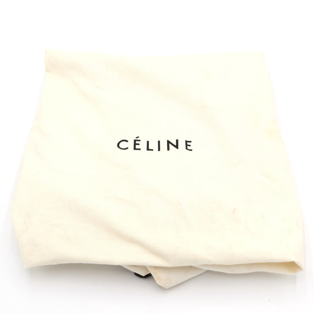 CELINE(セリーヌ) Leopard Luggage Mini Shopper Tote Bag ラゲージ ミニ ショッパー レオパード ハラコ ハンドバッグ ベージュ/ブラック レディース