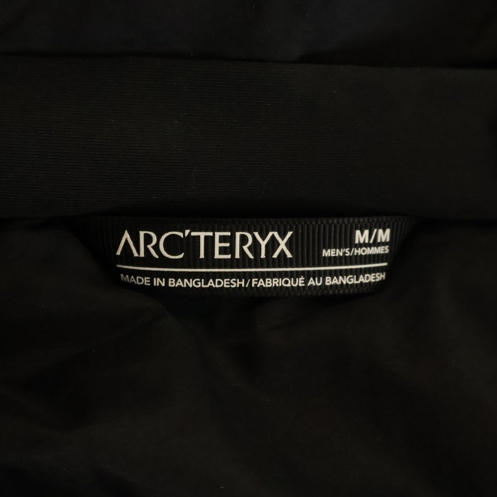 ARC'TERYX(アークテリクス) 22AW ATOM AR HOODIE アトムフーディー 中綿 ジップアップ フード ジャケット ブラック 24105-135467- 05/22