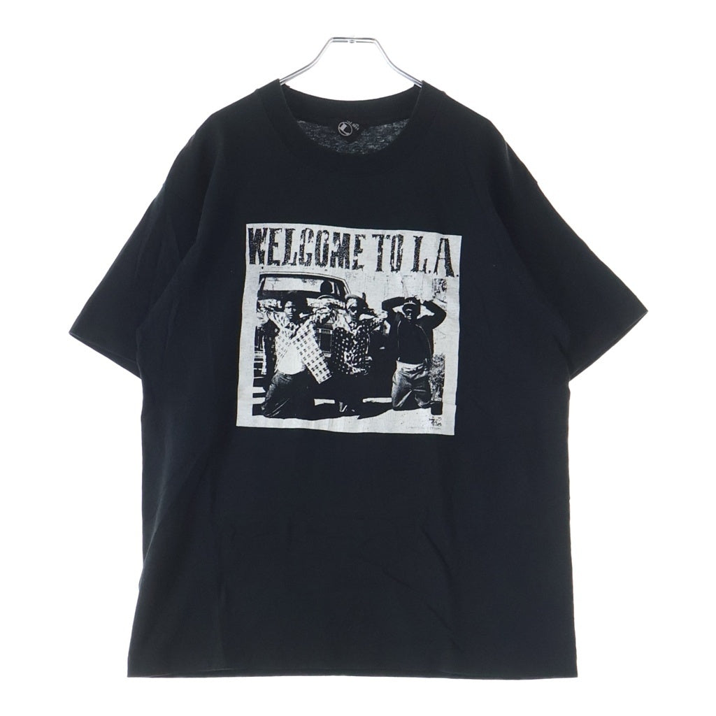 VINTAGE(ヴィンテージ) 80-90S OLD GHOST WELCOME TO LA PHOTO PRINT TEE オールドゴースト フォトプリント 半袖Tシャツ カットソー ブラック