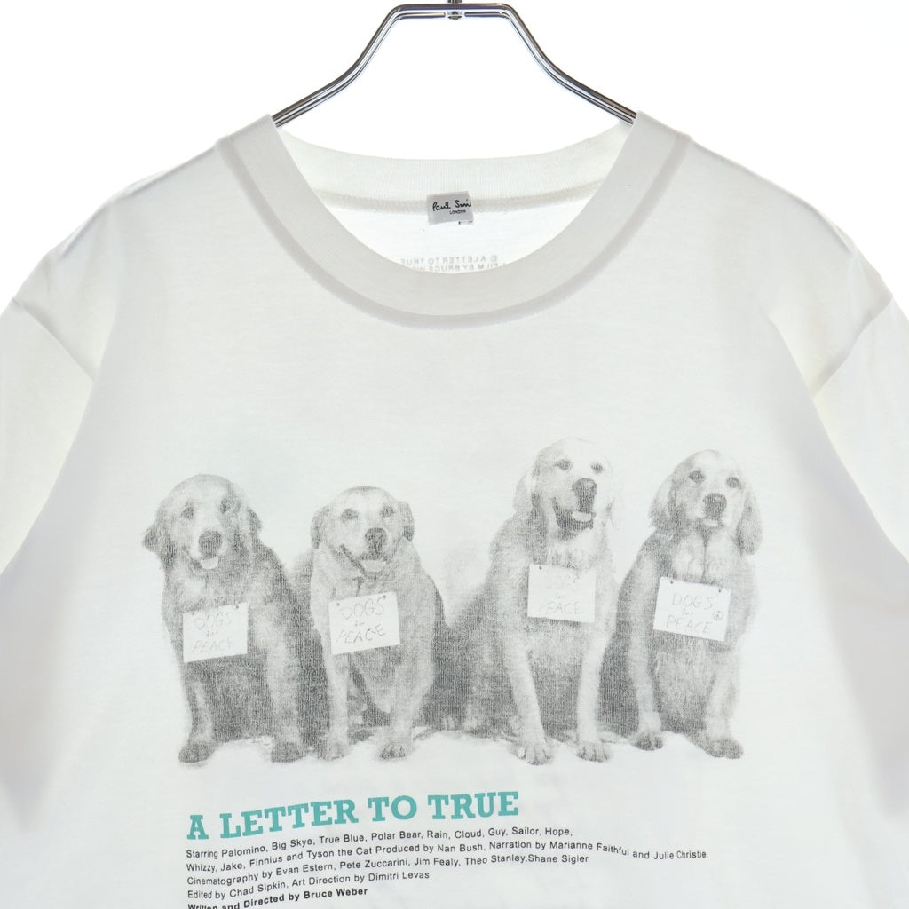Paul Smith(ポールスミス) 00S BRUCE WEBER TEE ブルースウェーバー 両面プリント半袖カットソーTシャツ ホワイト