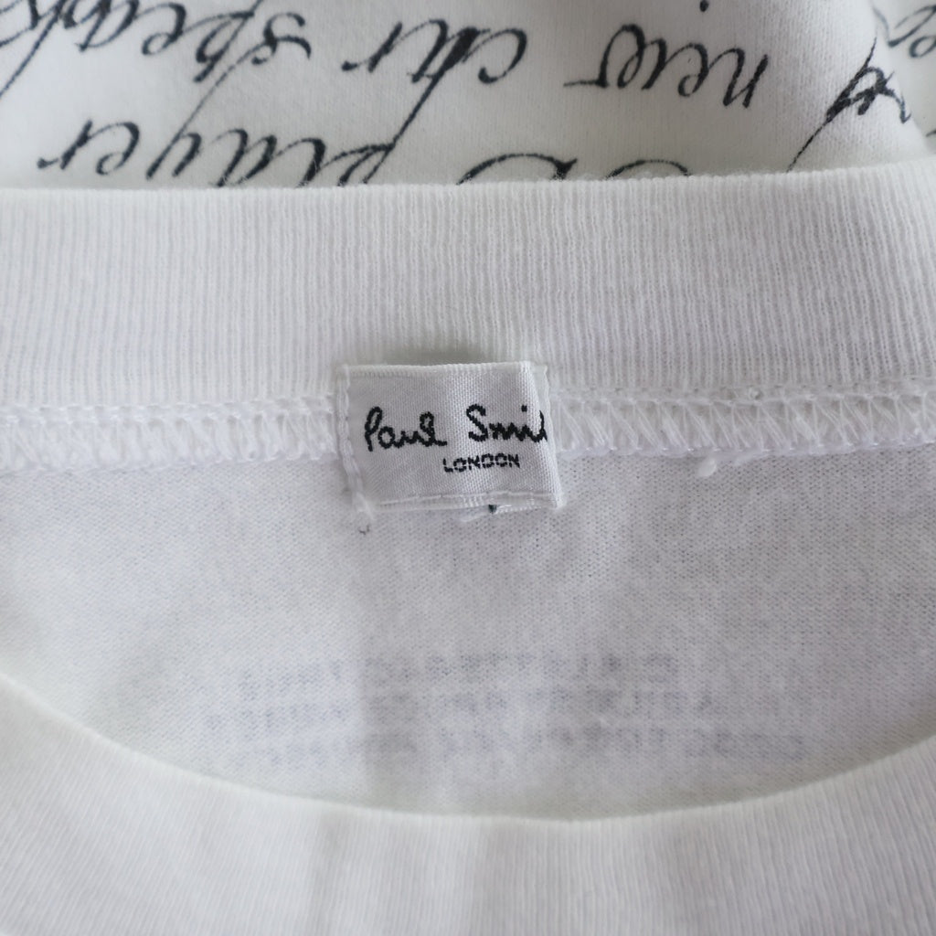Paul Smith(ポールスミス) 00S BRUCE WEBER TEE ブルースウェーバー 両面プリント半袖カットソーTシャツ ホワイト