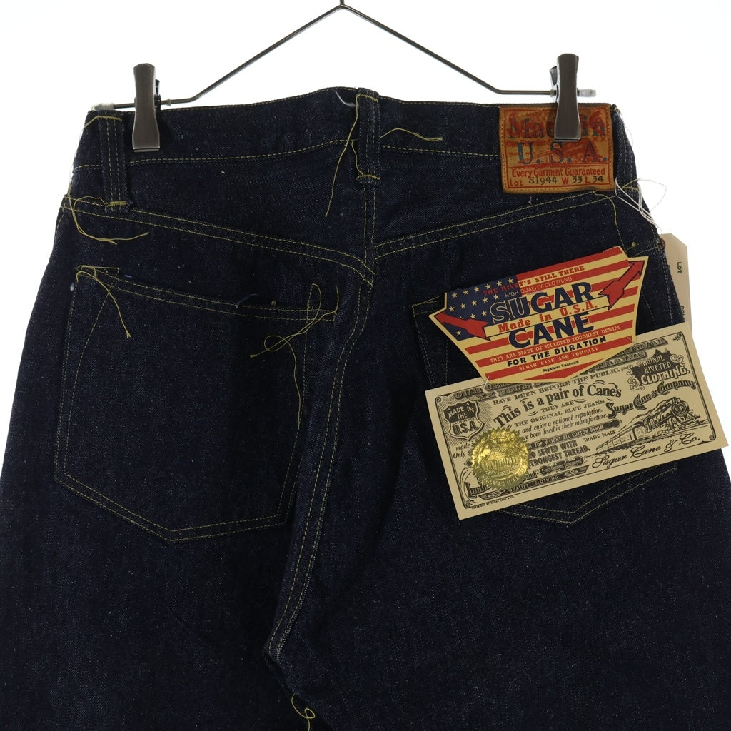 SUGAR CANE(シュガーケーン) 13oz. BLUE DENIM WAIST OVERALLS S1944 MODEL 大戦復刻 デニムパンツ インディゴ SC41944US 421NvyA