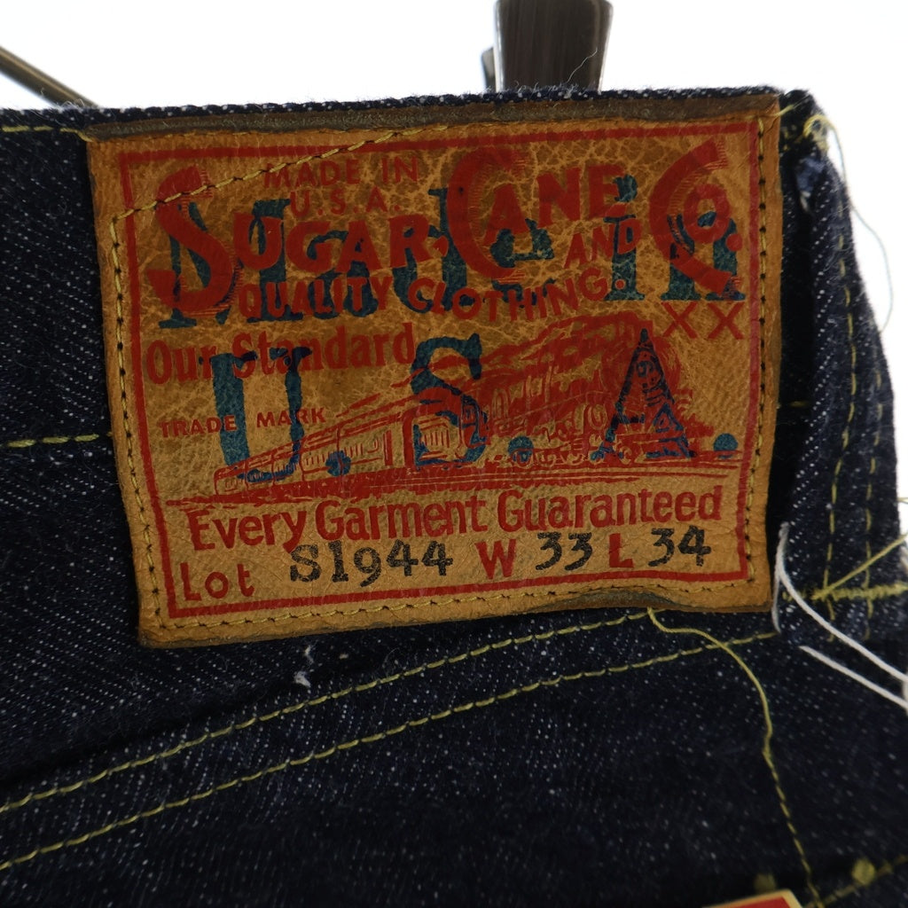 SUGAR CANE(シュガーケーン) 13oz. BLUE DENIM WAIST OVERALLS S1944 MODEL 大戦復刻 デニムパンツ インディゴ SC41944US 421NvyA