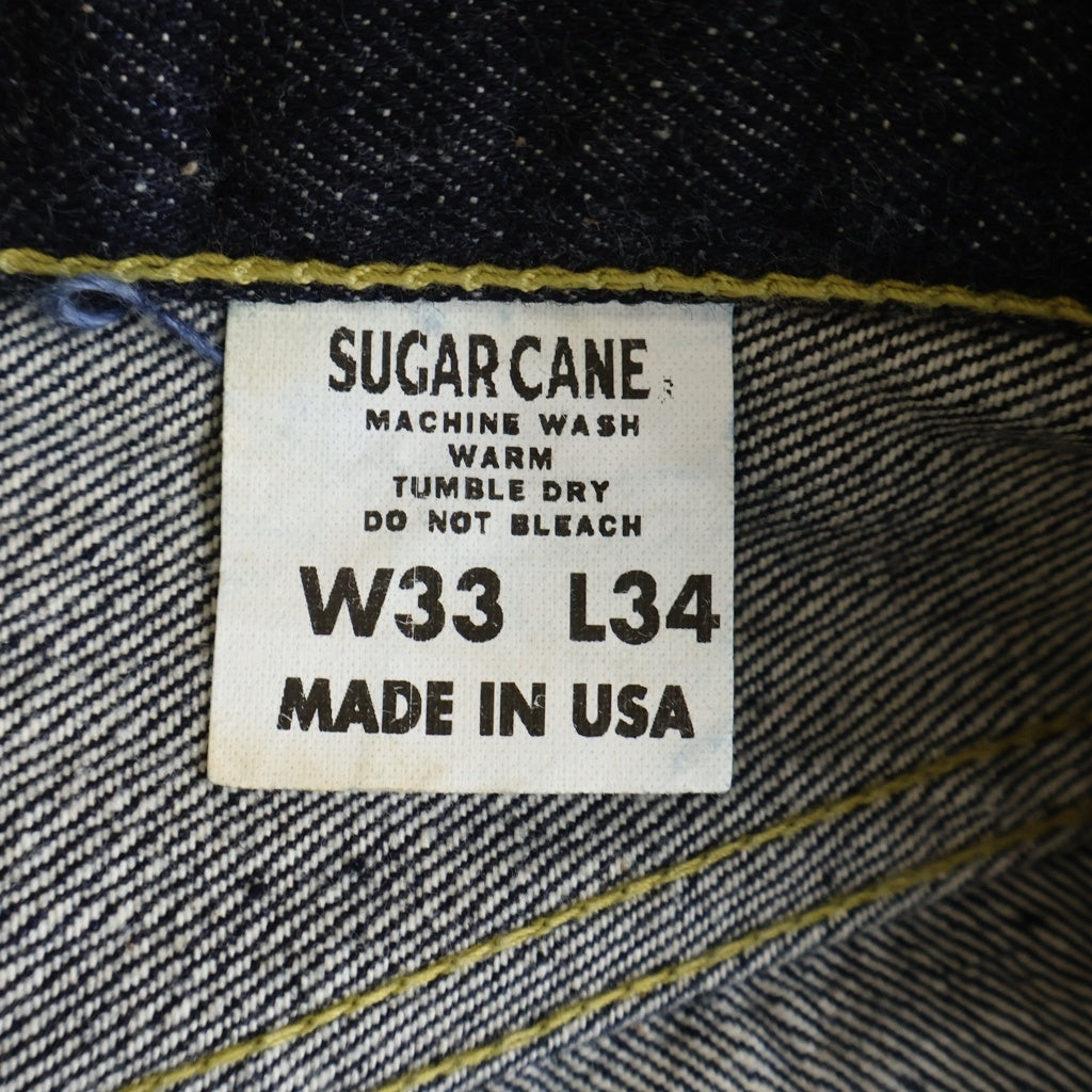 SUGAR CANE(シュガーケーン) 13oz. BLUE DENIM WAIST OVERALLS S1944 MODEL 大戦復刻 デニムパンツ インディゴ SC41944US 421NvyA