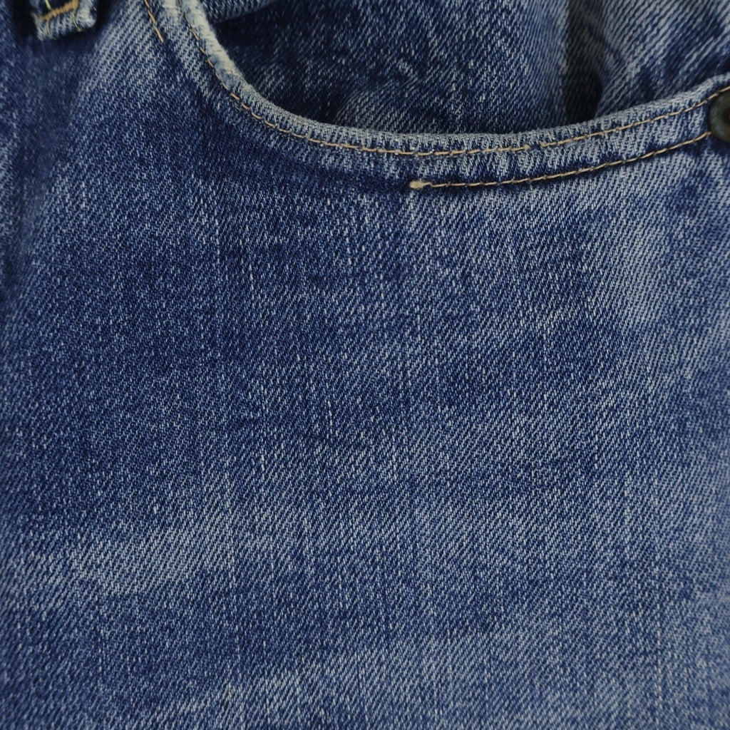 Levi's(リーバイス) 70S BIG E 後期 フライボタン裏刻印E 足長R 並行ステッチ レインボーステッチ デニムパンツ インディゴ