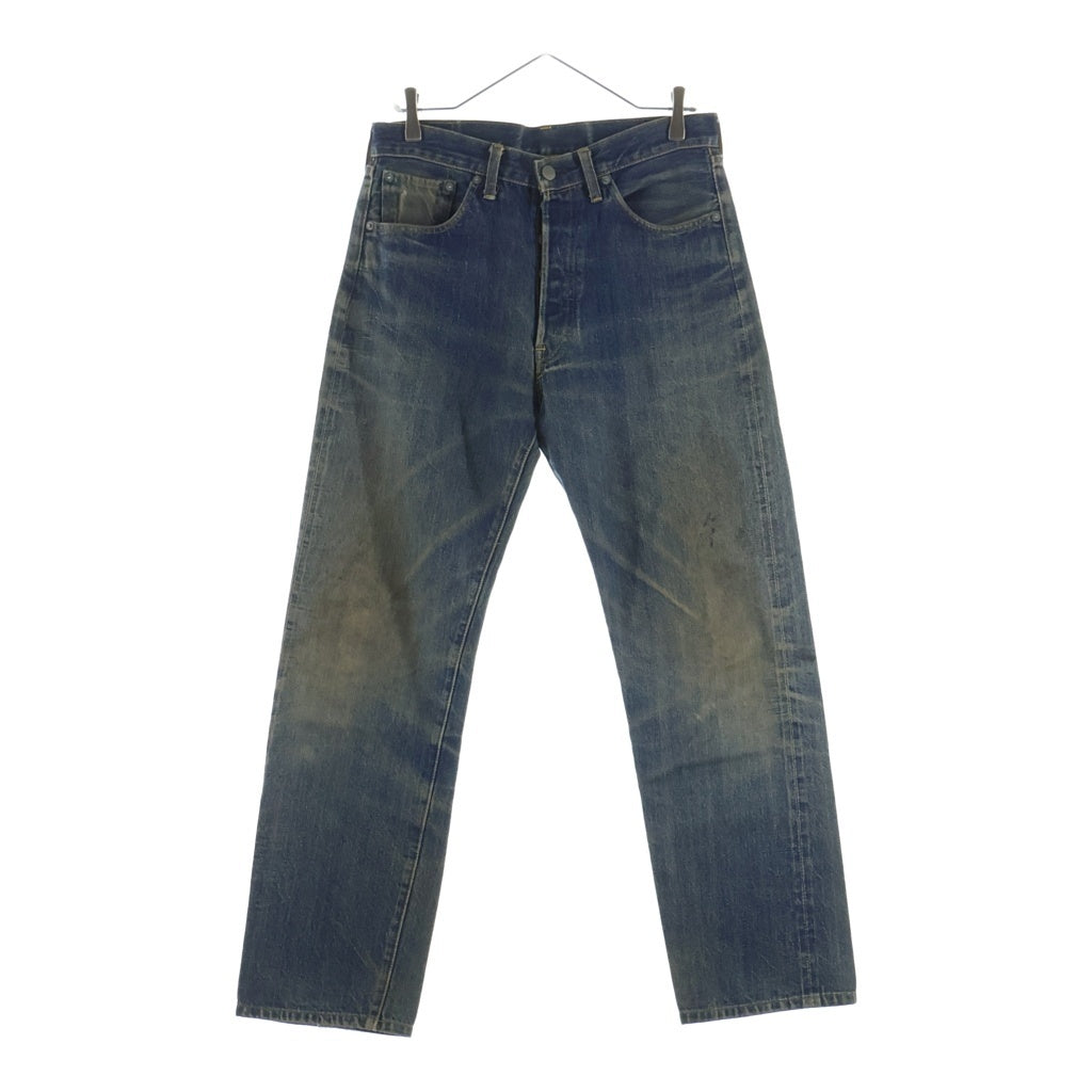 Levi's(リーバイス) 60S 501 BIG E 前期 ボタン裏無刻印 タイプ物 ズレカン センターセット 両面タブ 通常R 赤耳 デニムパンツ インディゴ