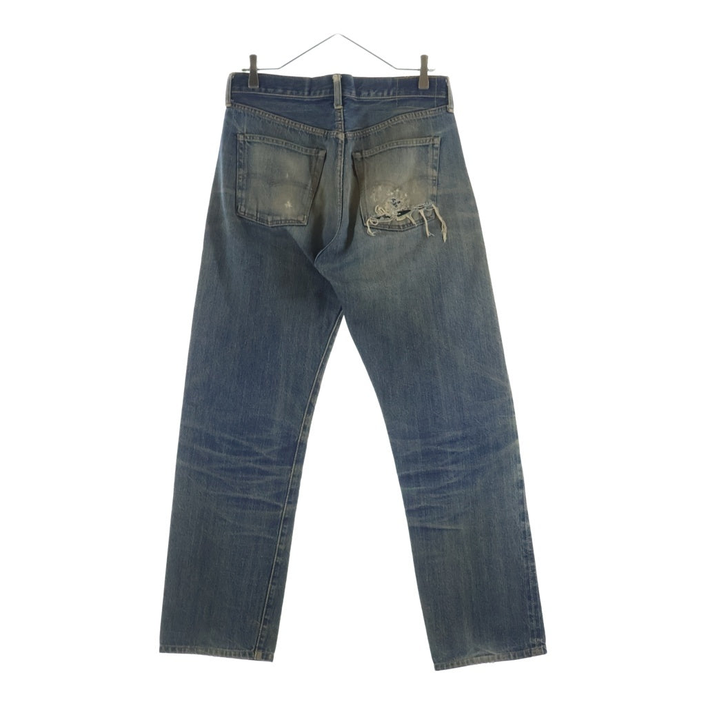 Levi's(リーバイス) 60S 501 BIG E 前期 ボタン裏無刻印 タイプ物 ズレカン センターセット 両面タブ 通常R 赤耳 デニムパンツ インディゴ