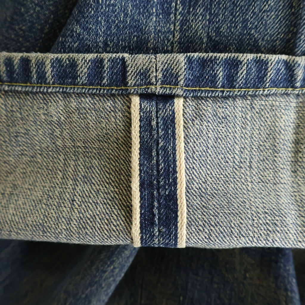 Levi's(リーバイス) 60S 501 BIG E 前期 ボタン裏無刻印 タイプ物 ズレカン センターセット 両面タブ 通常R 赤耳 デニムパンツ インディゴ
