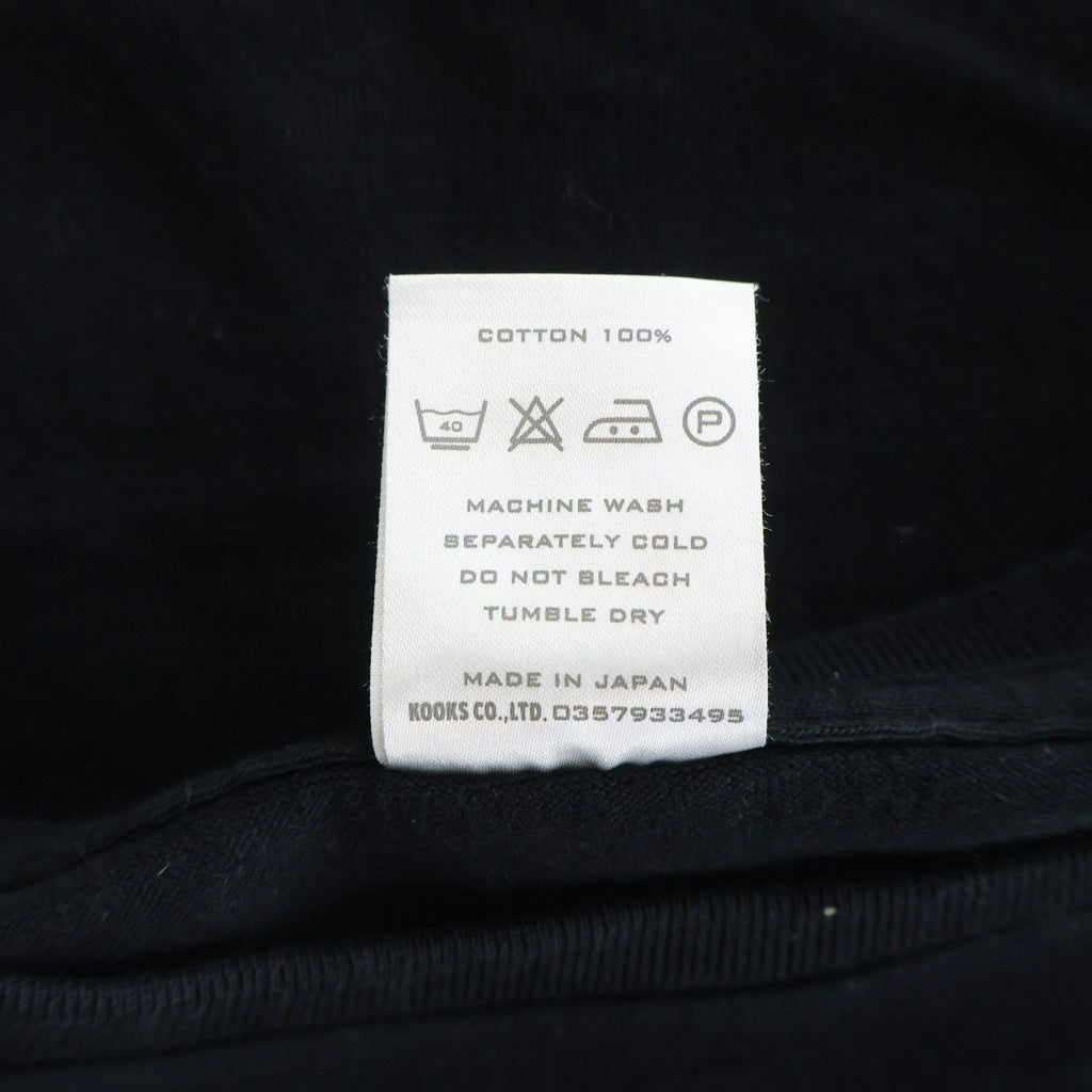 NUMBER (N)INE(ナンバーナイン) 02SS モダンエイジ期 GOTHAM CITY TEE ゴッサム 片面プリント半袖カットソーTシャツ ブラック