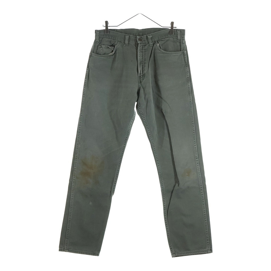 Levi's(リーバイス) 60S VINTAGE 800K BIG E GRIPPER ZIPPER ボタン裏B ヴィンテージ 白タブ ジップフライ コットン パンツ カツラギ カーキ