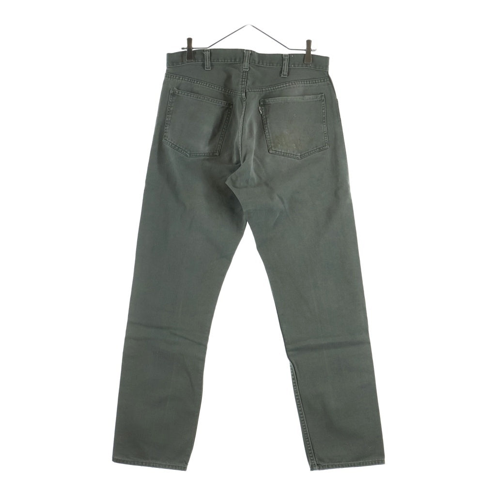 Levi's(リーバイス) 60S VINTAGE 800K BIG E GRIPPER ZIPPER ボタン裏B ヴィンテージ 白タブ ジップフライ コットン パンツ カツラギ カーキ