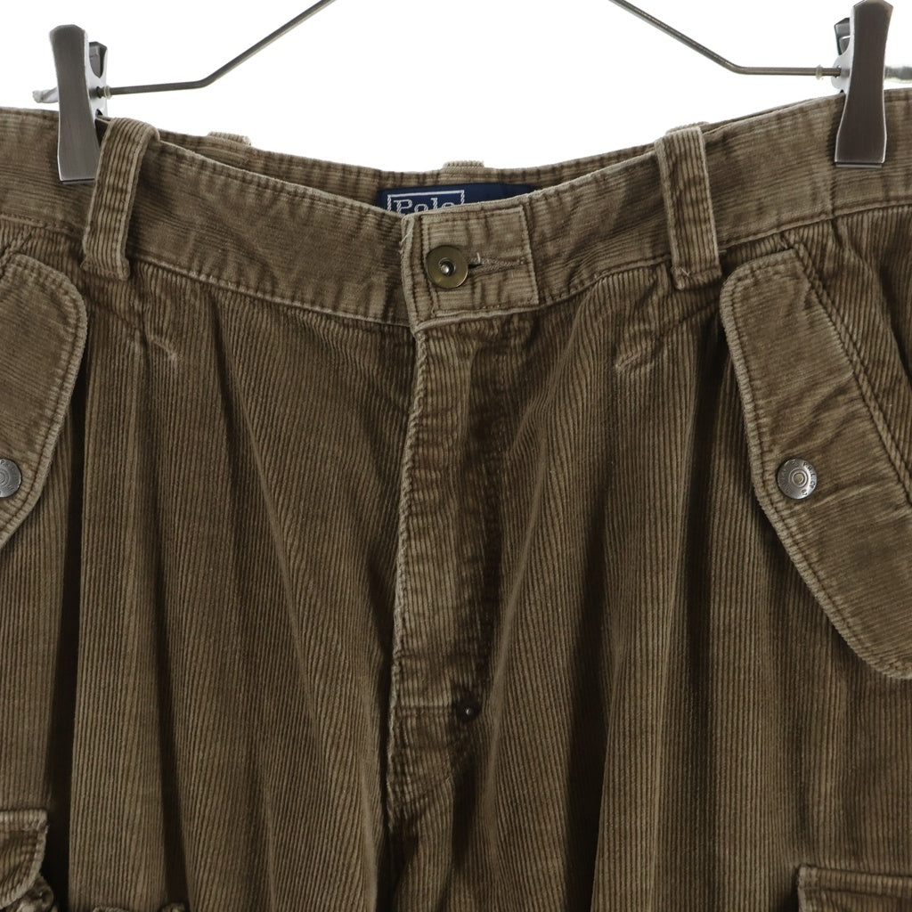 POLO RALPH LAUREN(ポロラルフローレン) CORDUROY UTILITY CARGO PANTS コーデュロイ ユーティリティ カーゴパンツ ブラウン