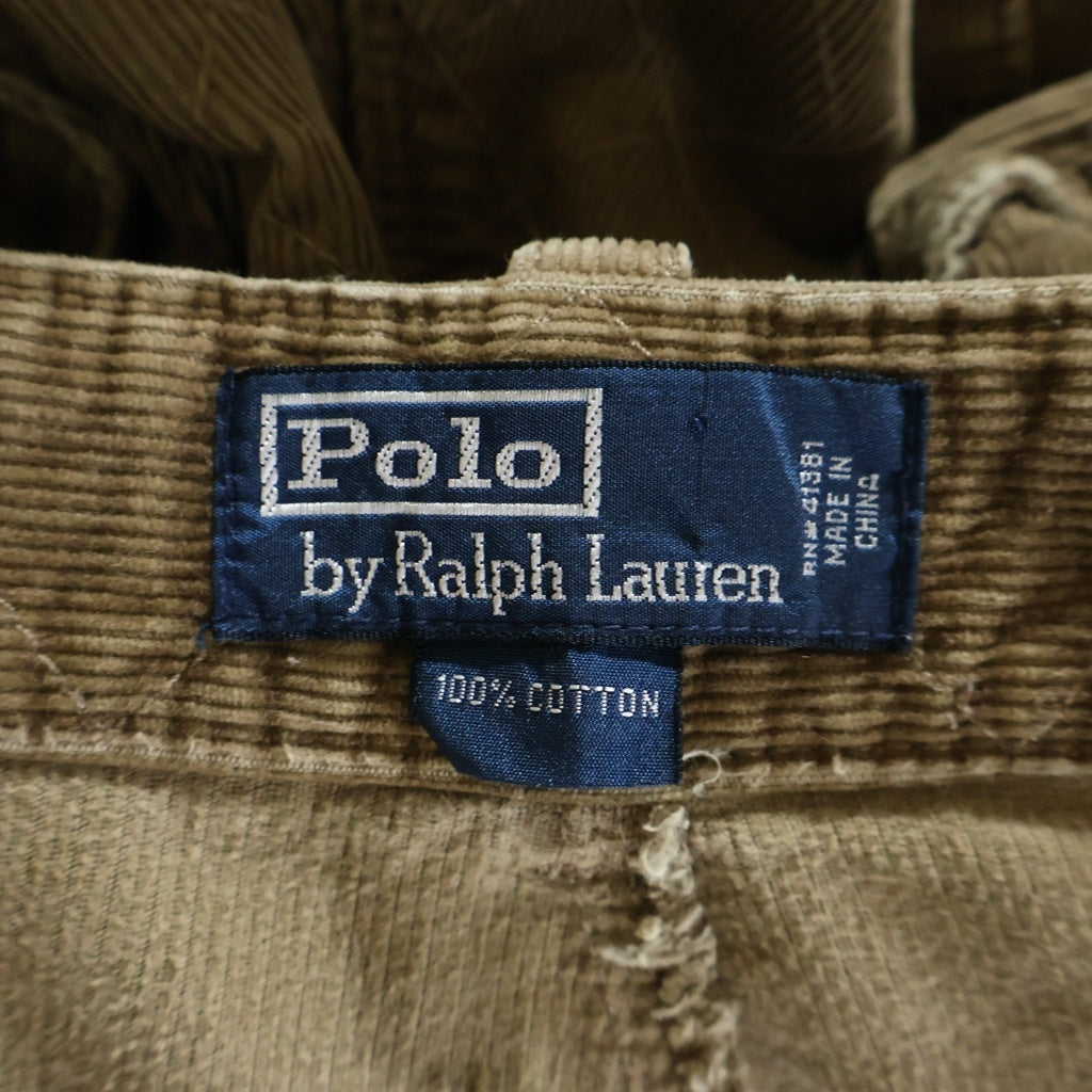 POLO RALPH LAUREN(ポロラルフローレン) CORDUROY UTILITY CARGO PANTS コーデュロイ ユーティリティ カーゴパンツ ブラウン
