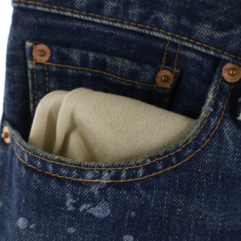 Levi's(リーバイス) 00S 505-03 ボタン裏刻印379 スモールe 不均等V USA製 ジップフライ デニムパンツ インディゴ