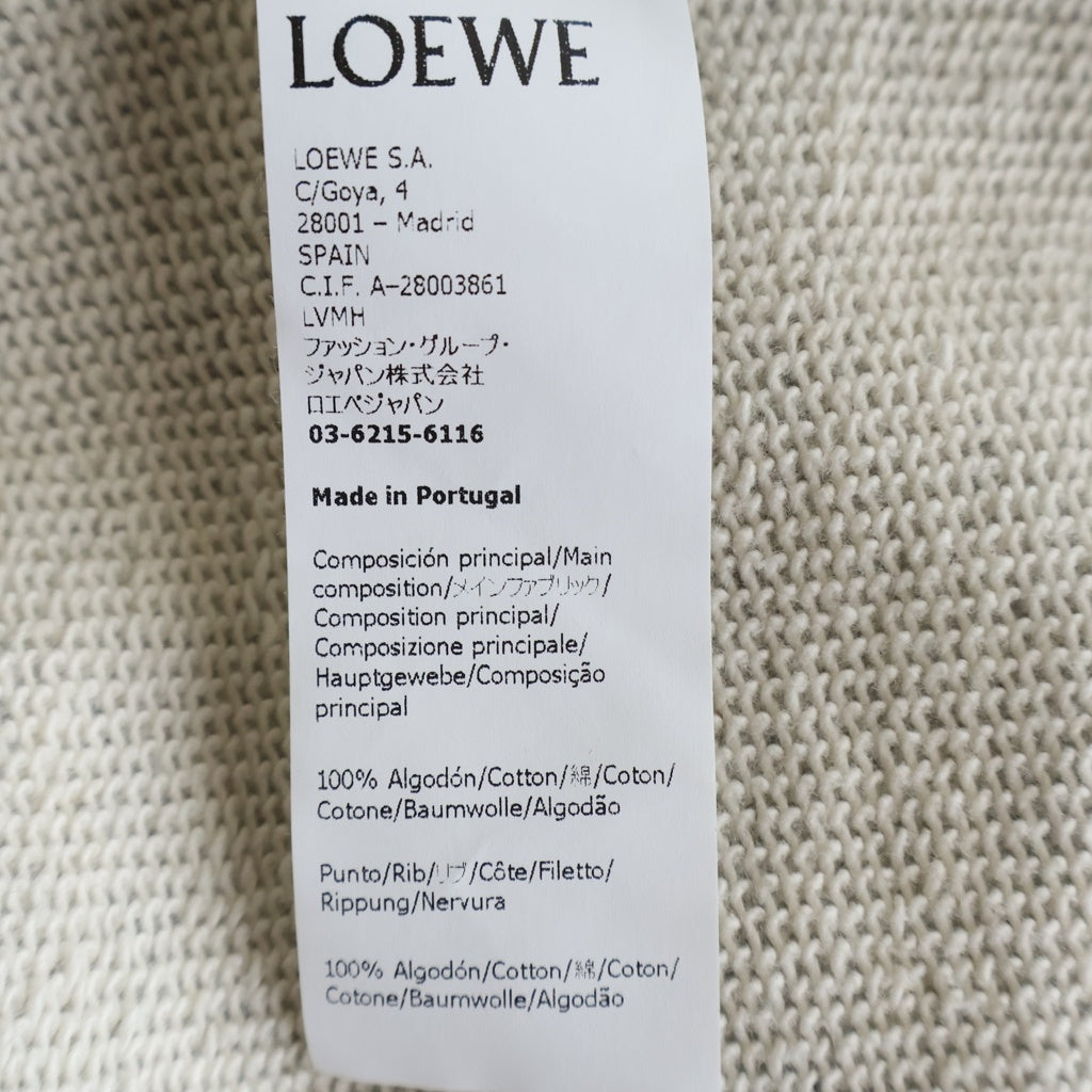 LOEWE(ロエベ) 21AW ANAGRAM SWEAT アナグラム刺繍 スウェット トレーナー グレー 1722579 HS26Y24J07