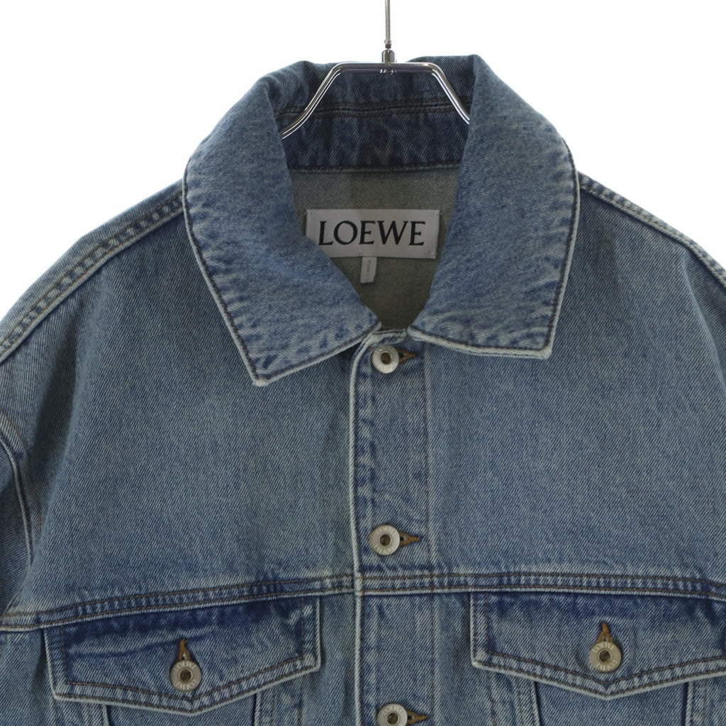 LOEWE(ロエベ) 25AW ANAGRAM DENIM JACKET アナグラム Gジャン デニムジャケット インディゴ 1727170 H526Y50W25