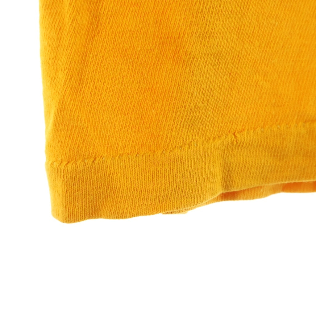 CHAMPION(チャンピオン) 60S RUNTAG FOOTBALL SHIRT ARMY BEAT NAVY C中ランタグ 染み込み 両面プリント フットボールシャツ イエロー/ブラック