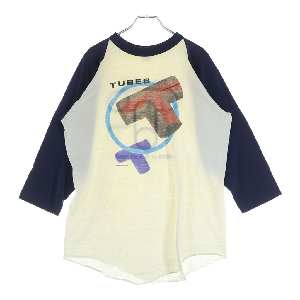 VINTAGE(ヴィンテージ) 80S THE TUBES WORLD TOUR L/S TEE チューブズ ワールドツアー ラグラン 七分袖カットソーTシャツ ホワイト