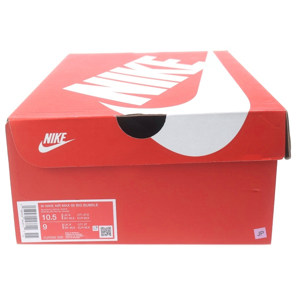 NIKE(ナイキ) Air Max 95 Big Bubble OG Old Royal エアマックス 95 ビッグ バブル ローカットスニーカー オールドロイヤル ブルー/ホワイト/ブラック US10.5/27.5cm HJ5996-006