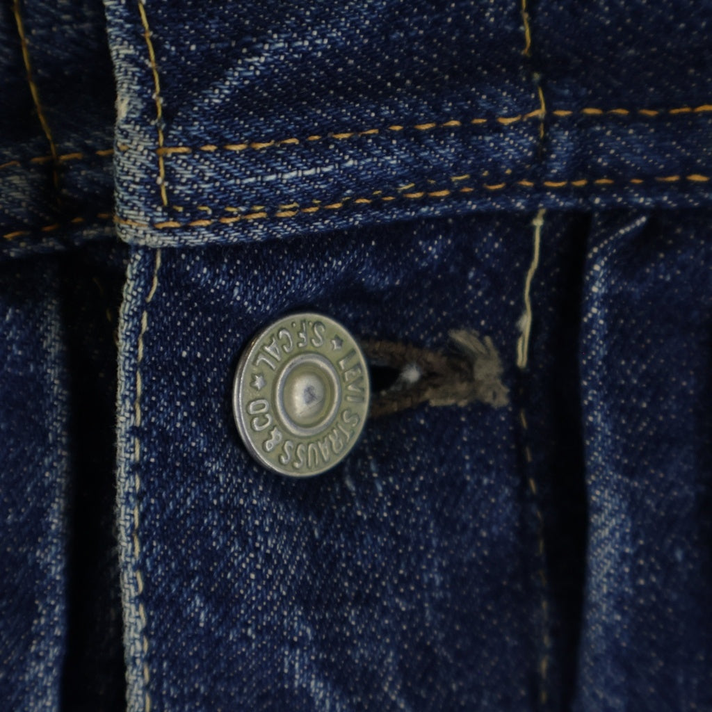 Levi's(リーバイス) 50S 507XX 2nd BIG E 両面タブ ボタン裏爪刻印 ハギ付き デニムトラッカージャケット インディゴ