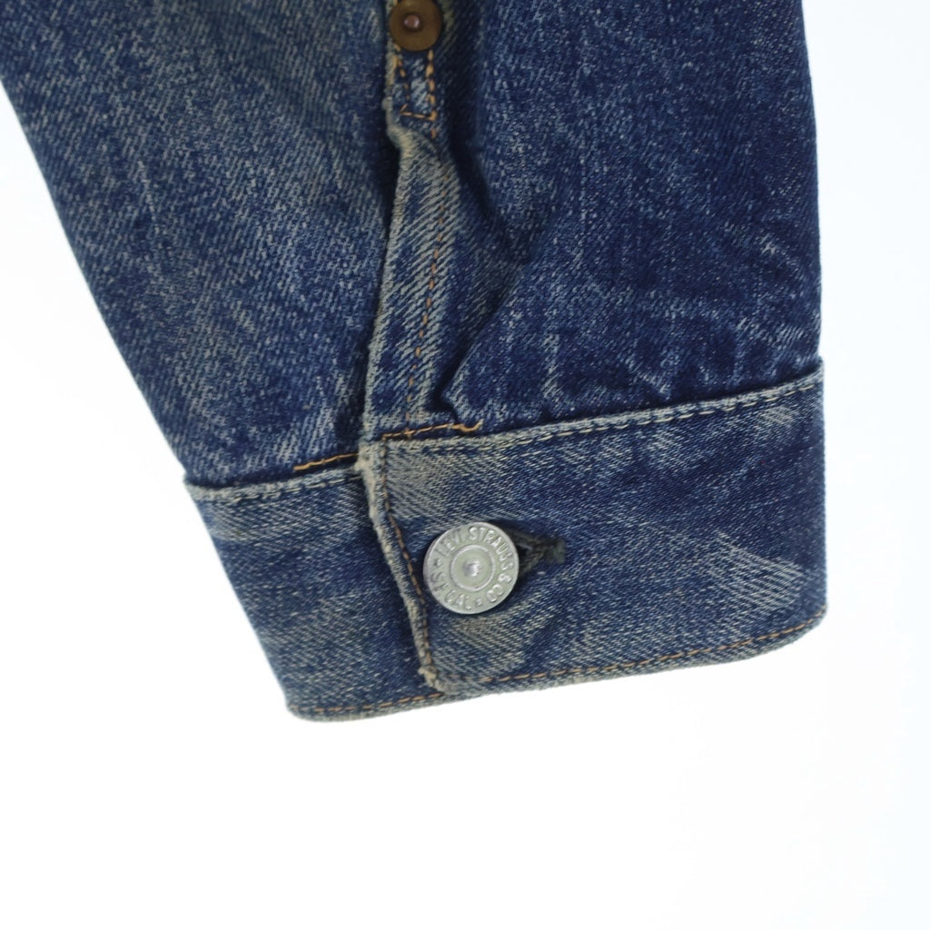 Levi's(リーバイス) 50-60S 507XX 2nd BIG E 両面タブ ボタン裏爪刻印 ハギ付き 紙パッチ デニムトラッカージャケット インディゴ