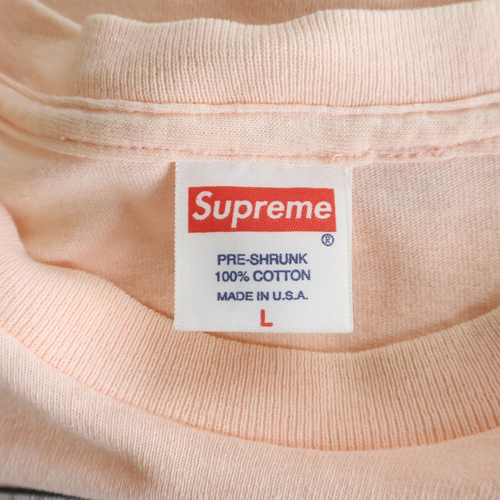 SUPREME(シュプリーム) 09SS Malcolm Mclaren Tee マルコムマクラーレン フォトプリント半袖 Tシャツ ピンク