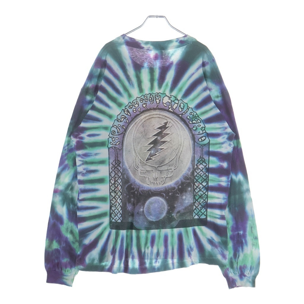 VINTAGE(ヴィンテージ) 90S GRETEFUL DEAD 30 YEARS ANNIVERSARY TIE DYE L/S TEE グレイトフルデッド 30周年記念 総柄 長袖カットソーTシャツ マルチカラー