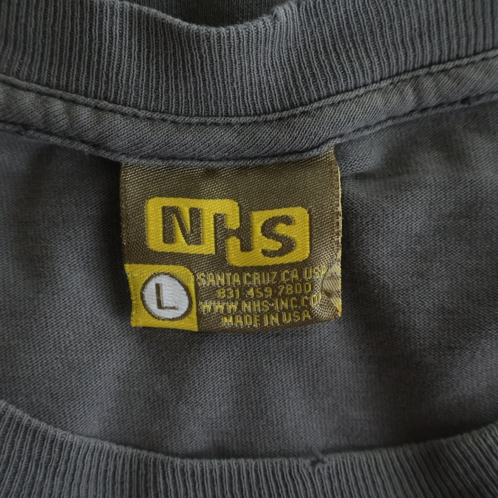 VINTAGE(ヴィンテージ) 90-00S INDEPENDENT (インディペンデント) NHSタグ スケート フロントプリント 半袖Tシャツ カットソー グレー
