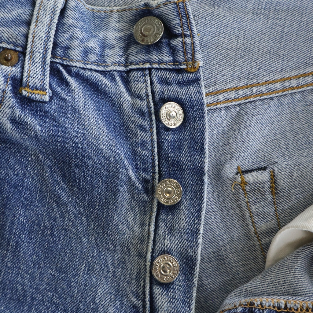 Levi's(リーバイス) 70S 501 66前期 ボタン裏刻印6 並行ステッチ 通常R デニムパンツ インディゴ