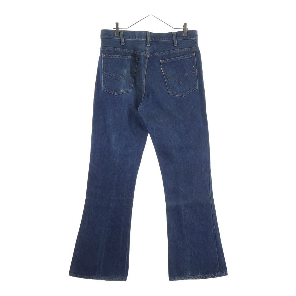 Levi's(リーバイス) 70S 646 BIG E FLARE DENIM PANTS ボタン裏刻印34 42TALON ジップフライ フレア デニムパンツ インディゴ