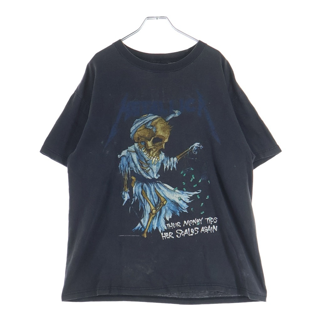 VINTAGE(ヴィンテージ) 90S METALLICA DORIS PUSHEAD TEE メタリカ パスヘッド ドリス 両面プリント半袖カットソーTシャツ ブラック