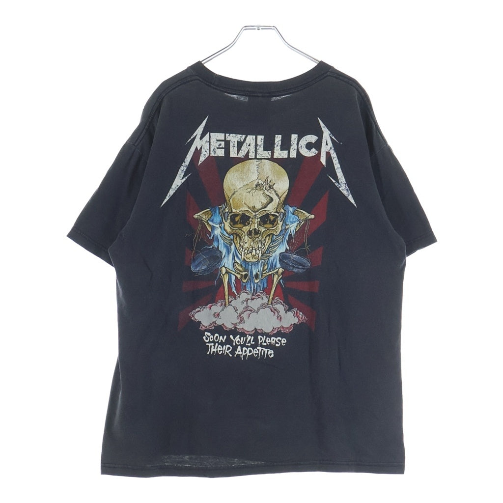 VINTAGE(ヴィンテージ) 90S METALLICA DORIS PUSHEAD TEE メタリカ パスヘッド ドリス 両面プリント半袖カットソーTシャツ ブラック