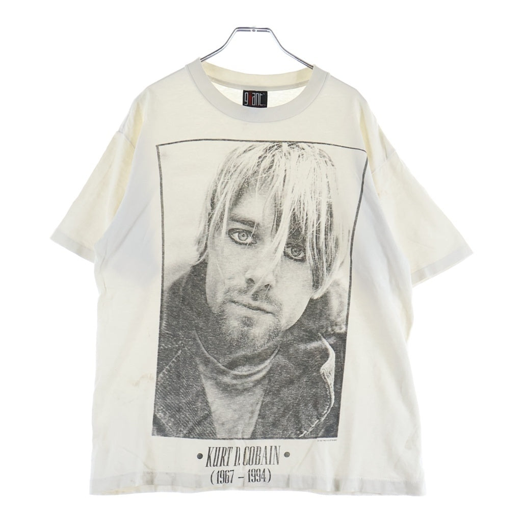 VINTAGE(ヴィンテージ) 90S NIRVANA KURT COBAIN MEMORIAL TEE ニルヴァーナ カートコバーン メモリアル 追悼 半袖Tシャツ カットソー ホワイト