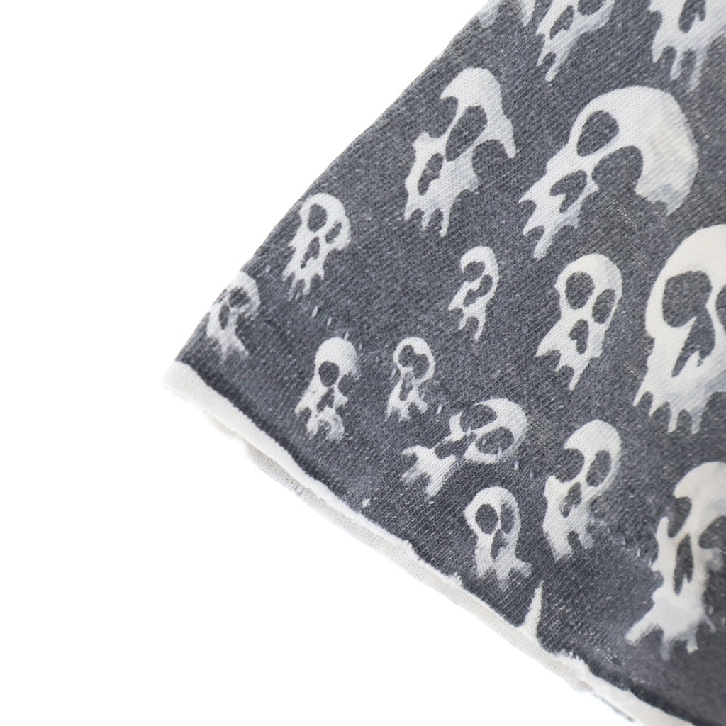VINTAGE(ヴィンテージ) 90S SON OF SKULLS LIQUID BLUE スカル 両面プリント半袖カットソーTシャツ ブラック